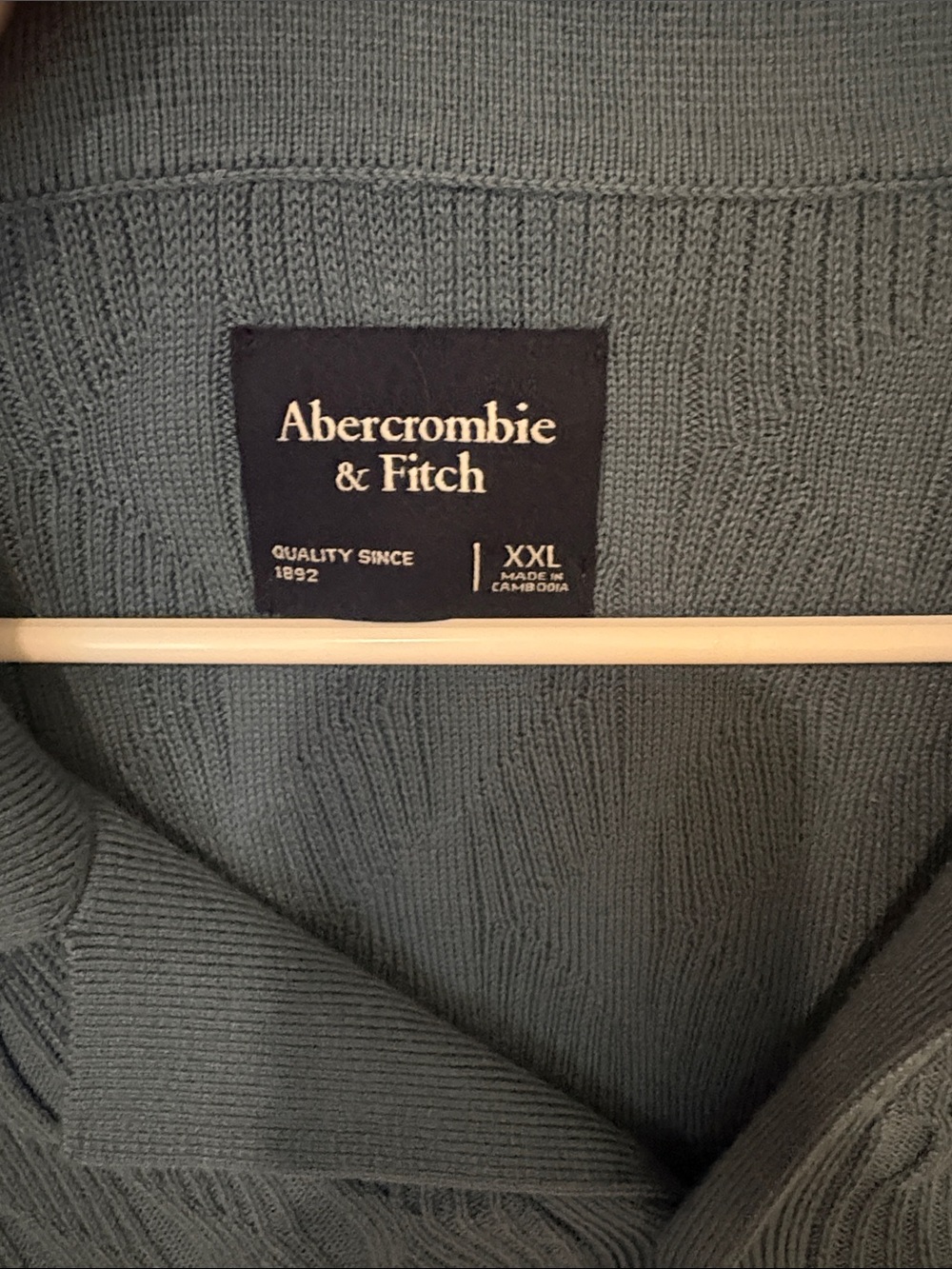 Abercrombie Textured Button-Up Cardigan in Teal - Never Worn - Picture 2 of 3